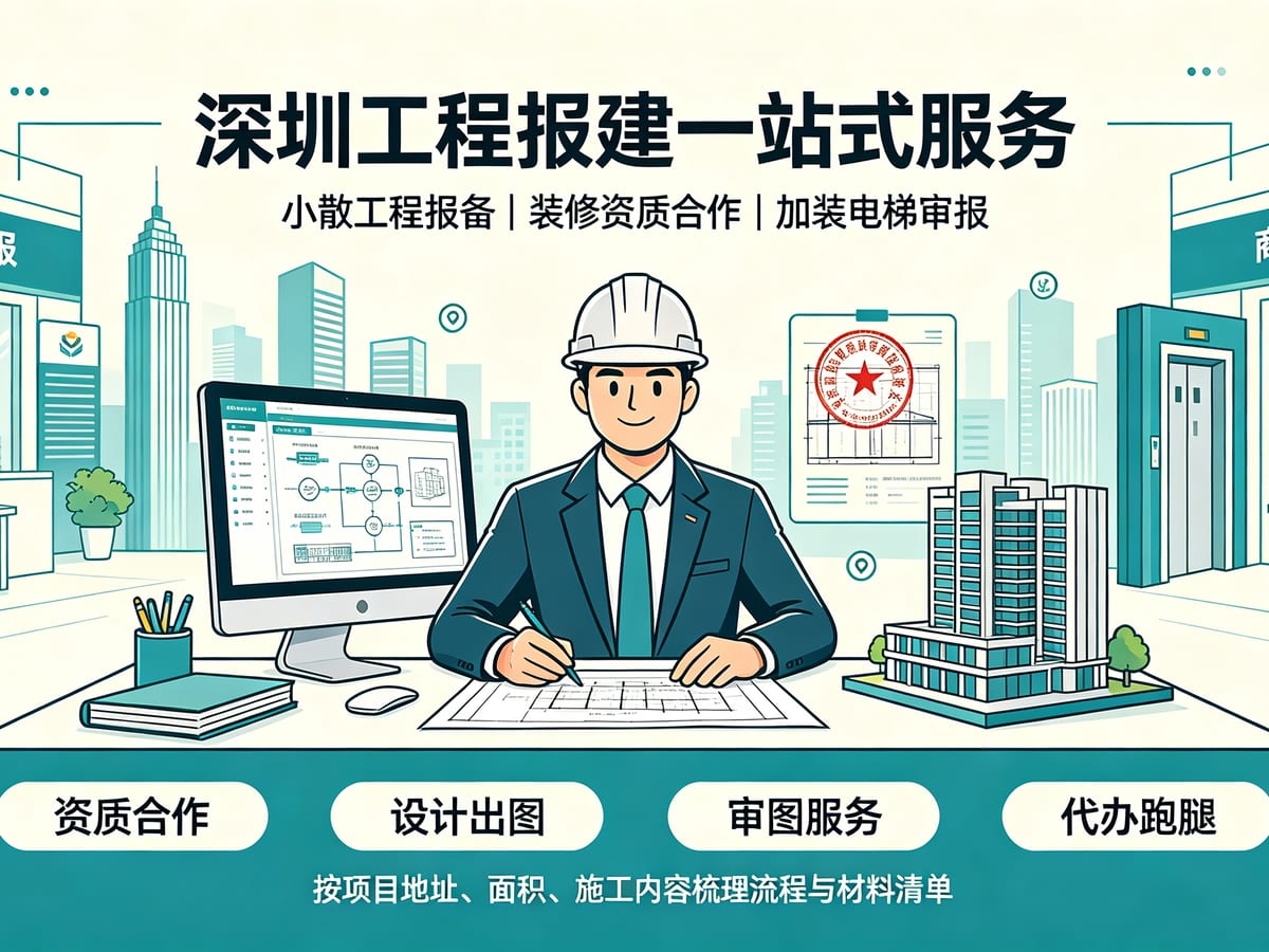 深圳加装电梯施工资质挂靠服务：土建、钢结构、安装单位如何匹配