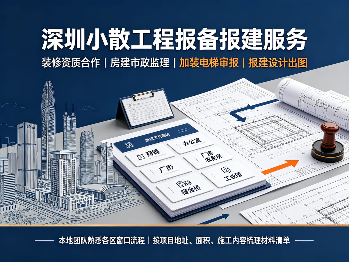 深圳房建监理资质挂靠服务：宿舍楼、厂房和旧改项目如何配置总监