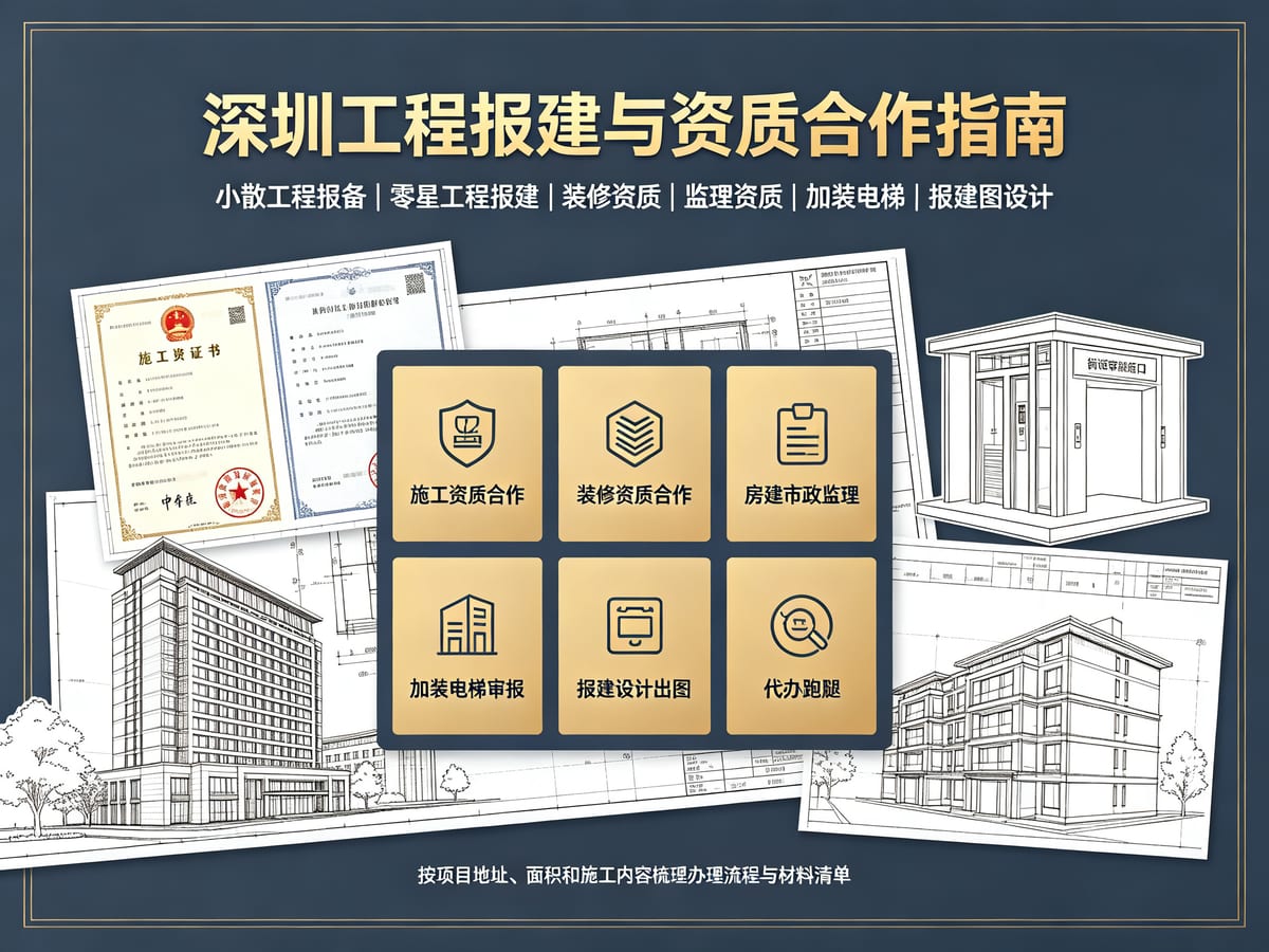 深圳房建监理资质挂靠服务：宿舍楼、厂房和旧改项目如何配置总监