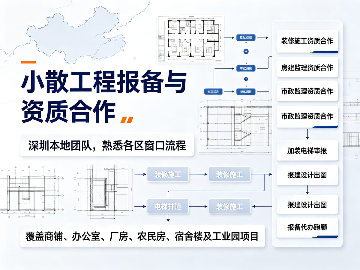 深圳市政监理资质挂靠服务：道路、管网和园区配套项目如何配人员