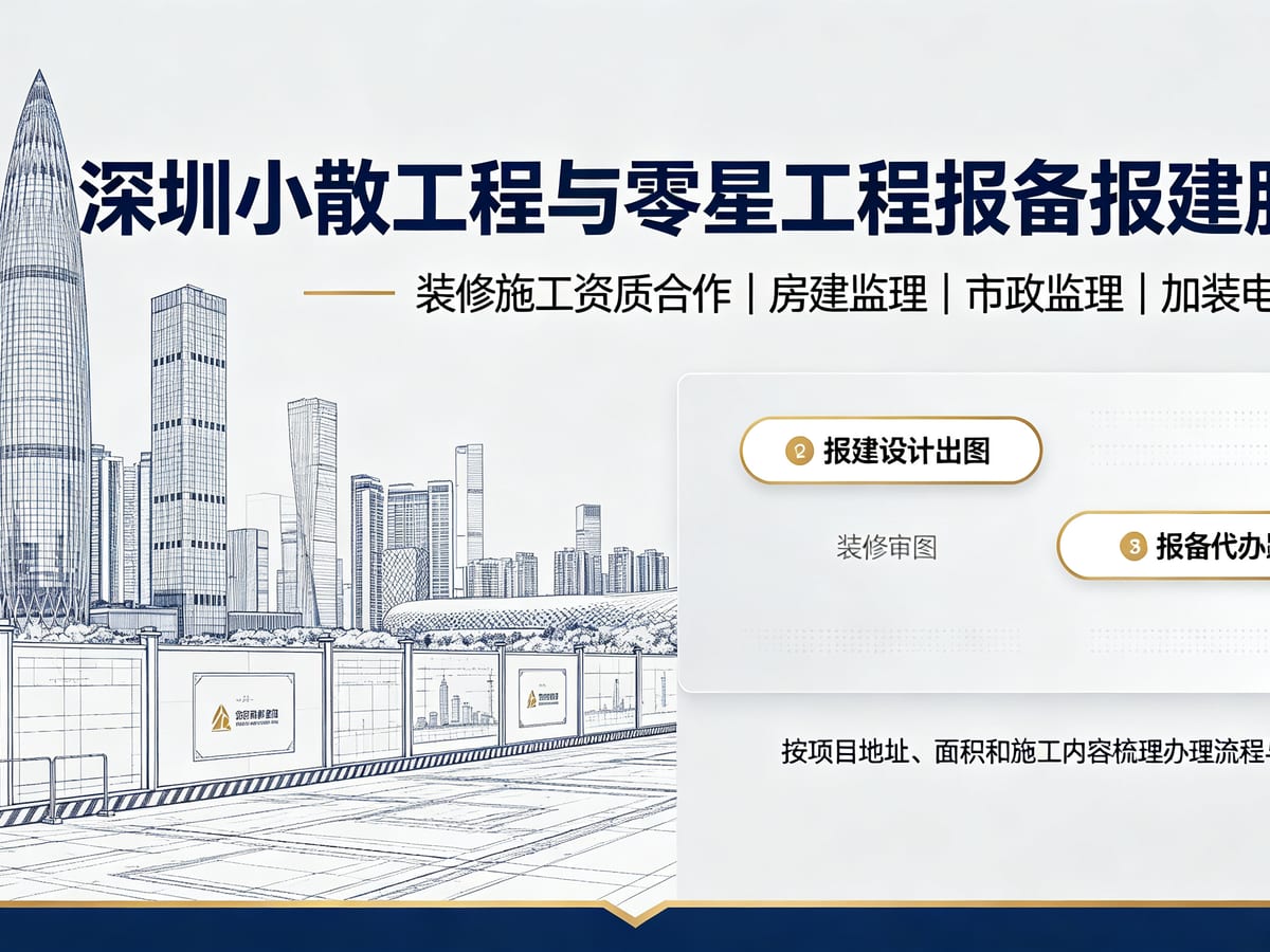 社区申报代办｜申报报备代办·约500㎡及以下社区环节：电梯装修施工均可