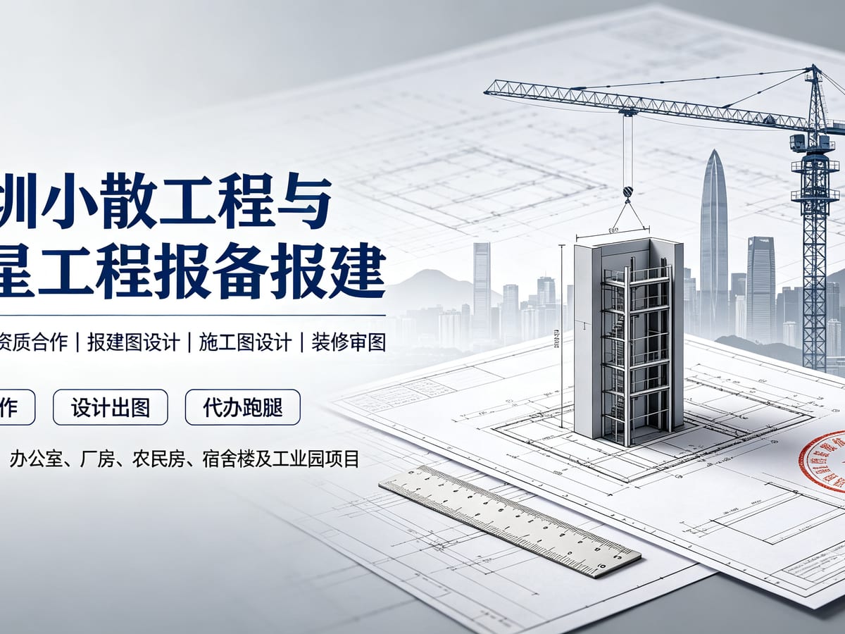 小散工程报备费用怎么拆：出图、监理和代办分别算什么