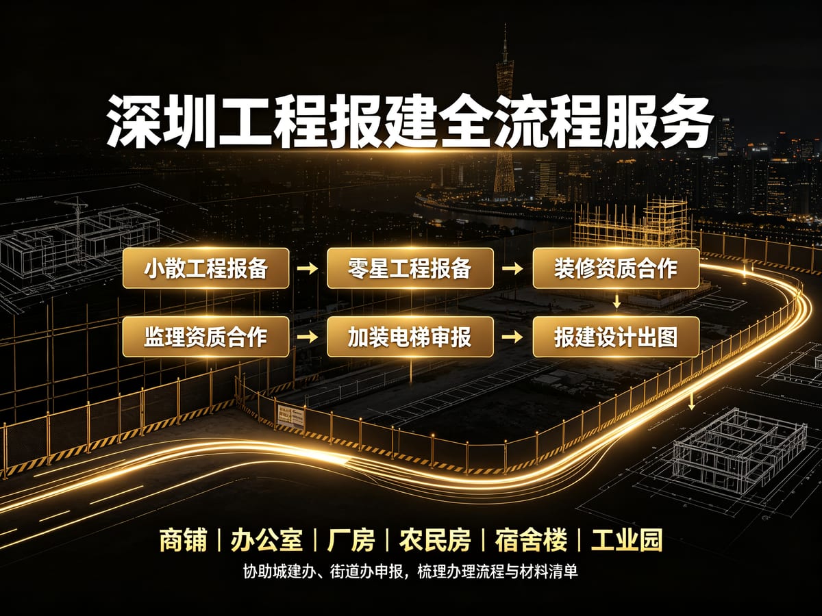 罗湖区桂园城建办 小散工程施工报备消防图｜避坑指南